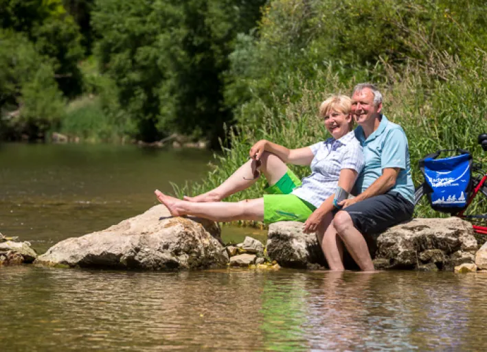 Abkühlung in der Donau