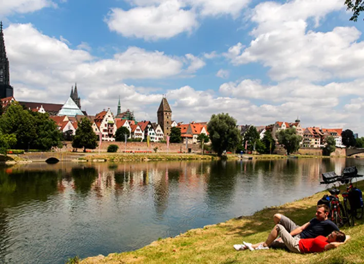 Blick auf Ulm mit Ulmer Münster