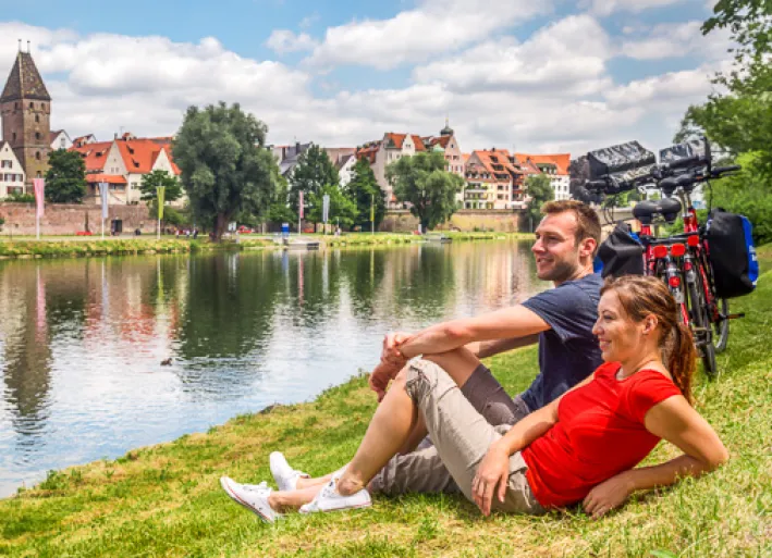 Pause am Donauufer
