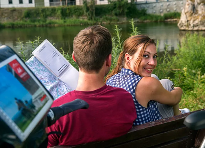 Unterwegs am Donau-Radweg